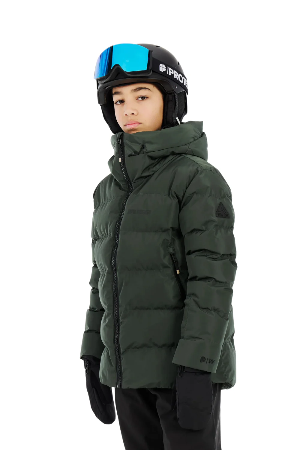 Protest PRTDillon Junior Ski Jacket Kale Green