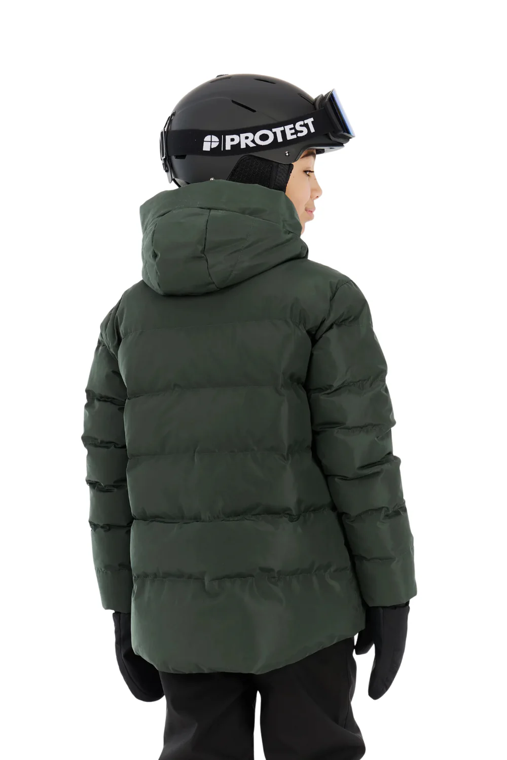 Protest PRTDillon Junior Ski Jacket Kale Green - Image 2