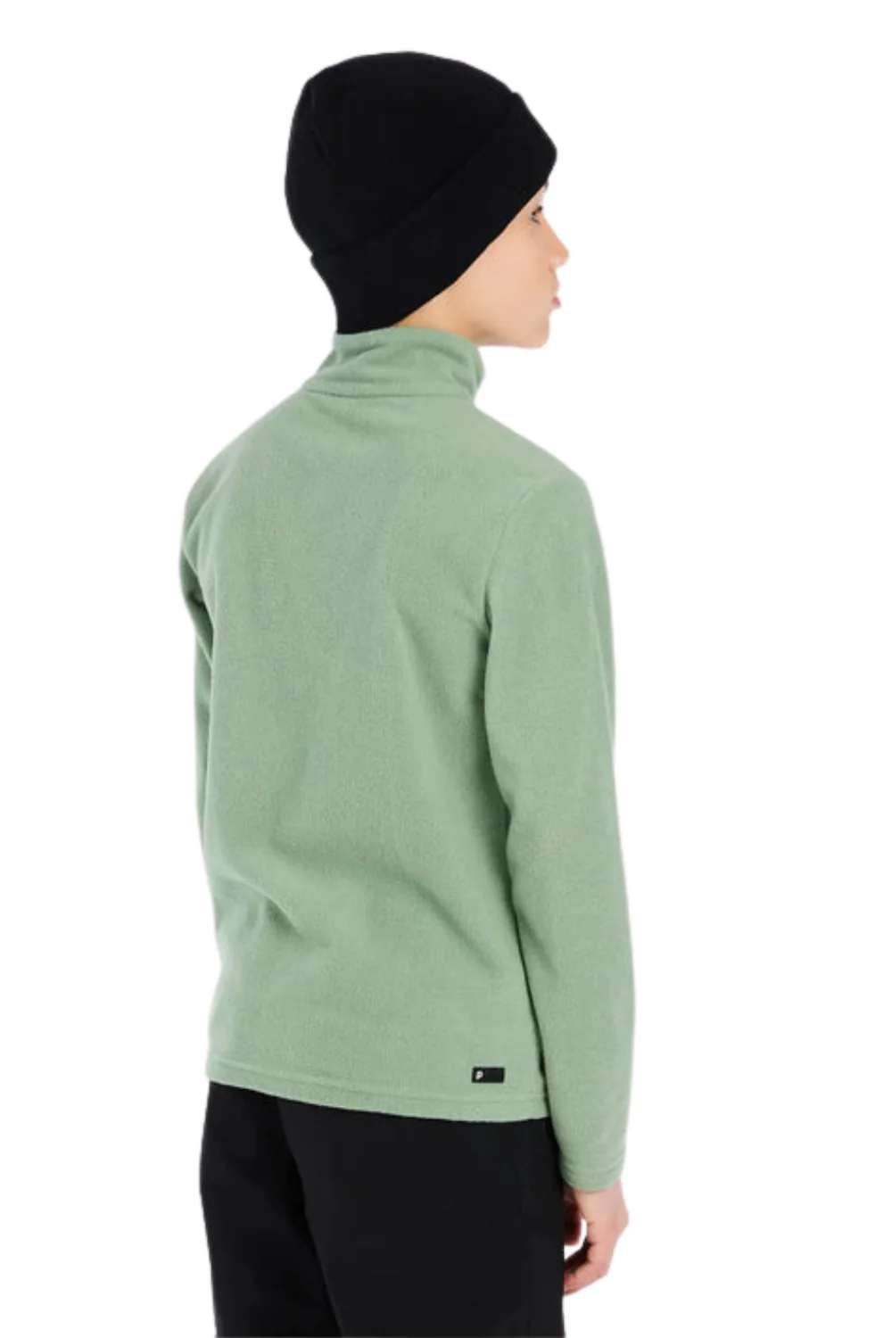 Protest Perfecty Junior 1/4 Zip Top Marl Green - Image 2