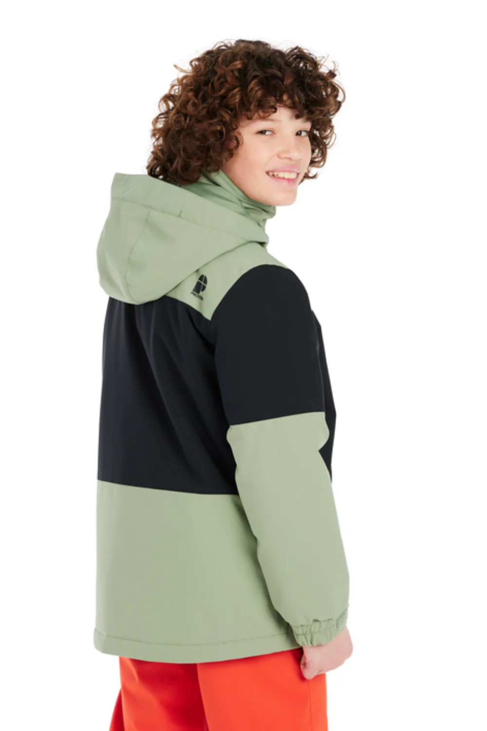 Protest PRTDecks Junior Ski Jacket Marl Green - Image 2