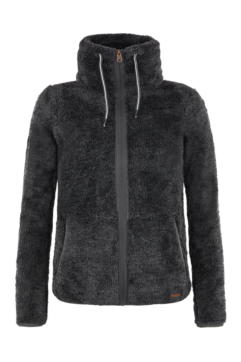 Protest Riri Womens Full Zip Fleece Shadow Grey - Image 4