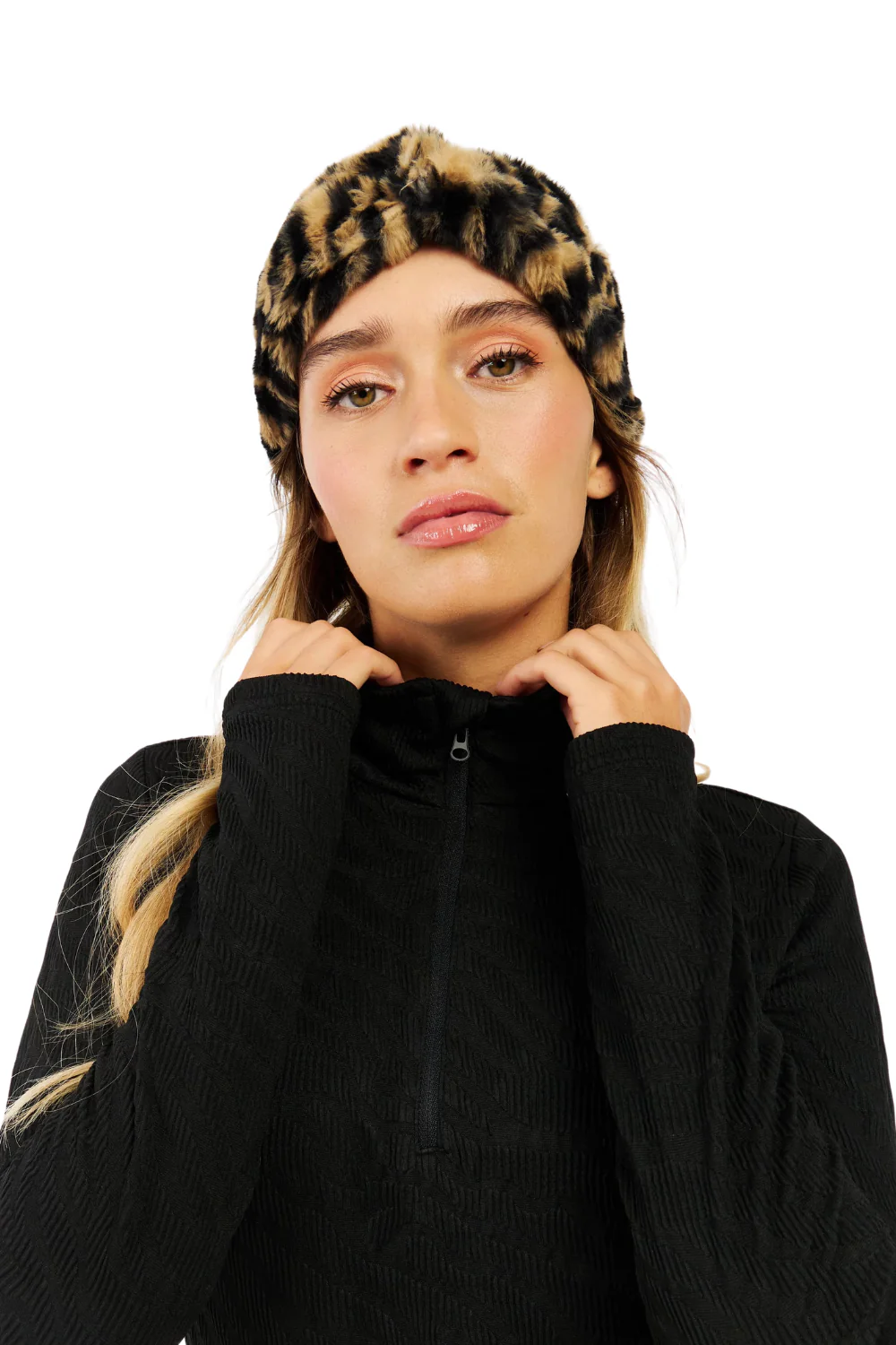 Protest PRTShirley 1/4 Zip Active Fleece True Black - Image 5