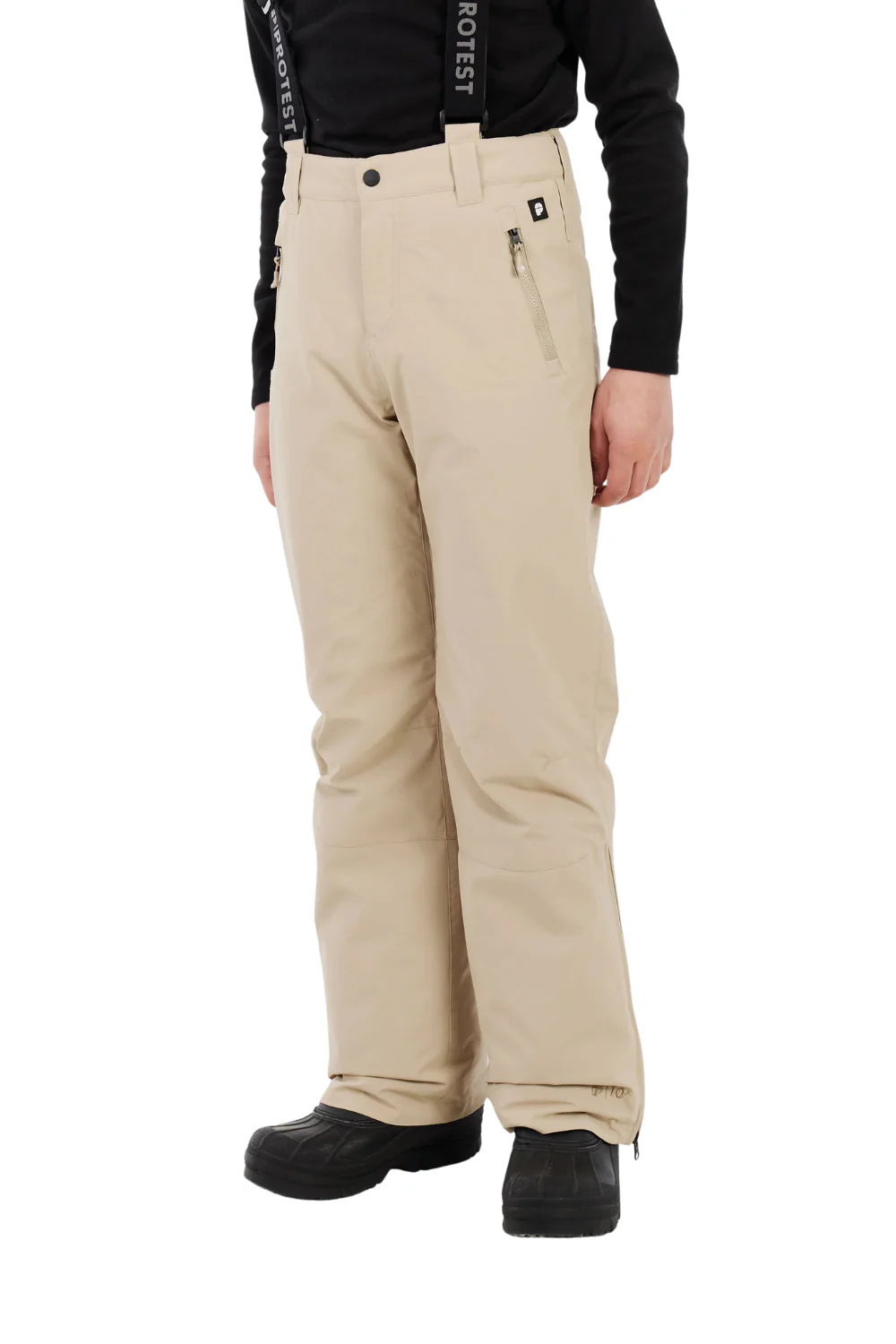 Protest Spikety Junior Ski Pants Bamboo Beige