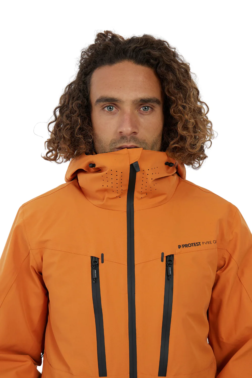 Protest PRTTimothy Ski Jacket Caramel Yellow - Image 3