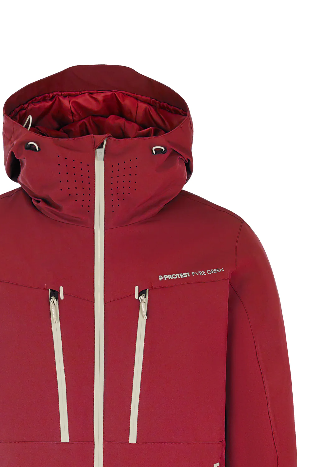 Protest PRTTimothy Ski Jacket Velvet Red - Image 5