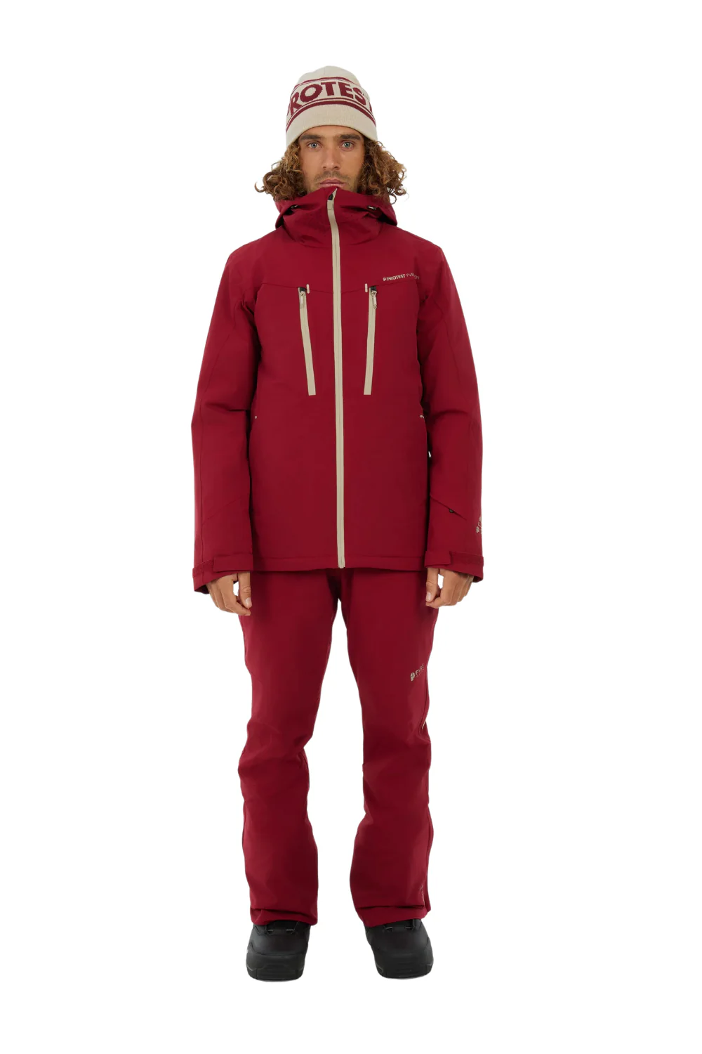 Protest PRTTimothy Ski Jacket Velvet Red - Image 7