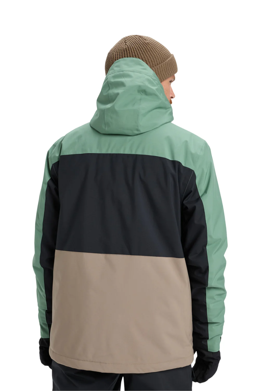 Quiksilver Mens Sycamore Block 20K Technical Ski and Snowboard Jacket Dark Ivy - Image 2