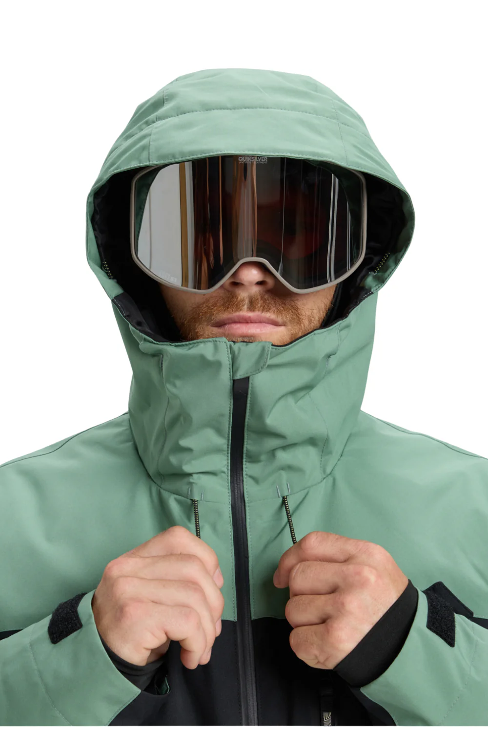 Quiksilver Mens Sycamore Block 20K Technical Ski and Snowboard Jacket Dark Ivy - Image 5