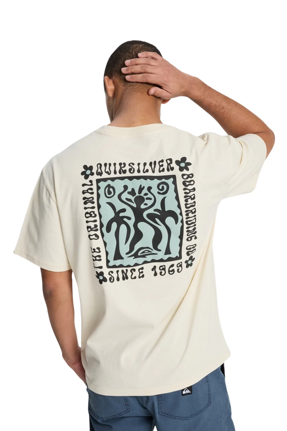 Quiksilver Serenity Splash Mens T-Shirt Bone White