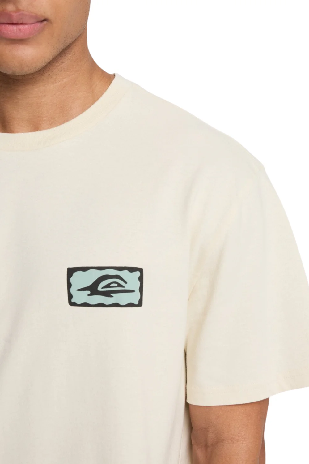 Quiksilver Serenity Splash Mens T-Shirt Bone White - Image 5
