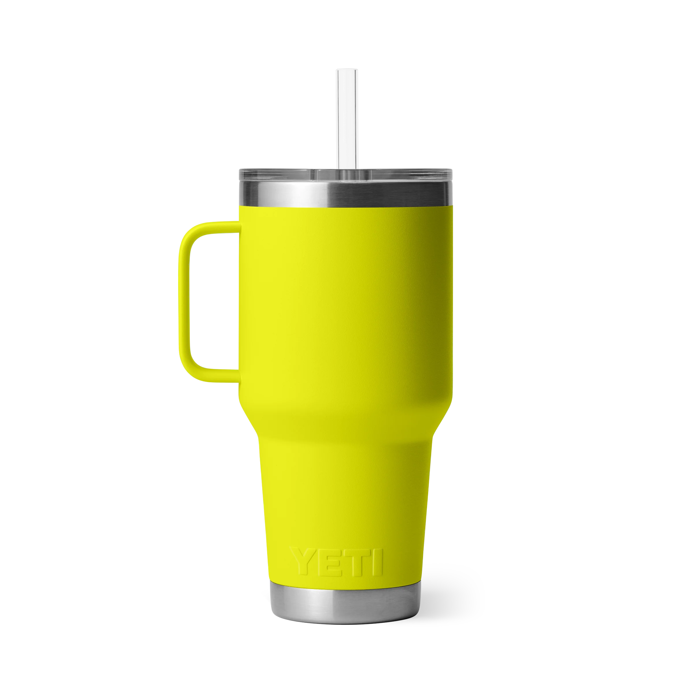 Yeti Rambler 35 Oz Straw Mug Firefly Yellow - Image 2