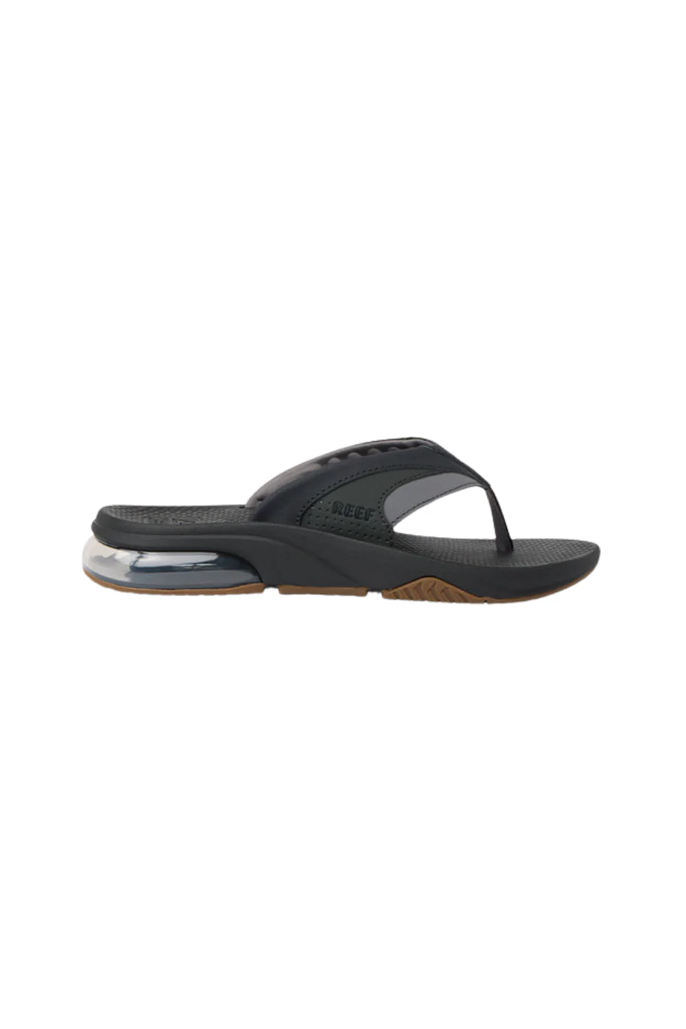 Reef Fanning + Mens Flip Flops Black/Gum - Image 2