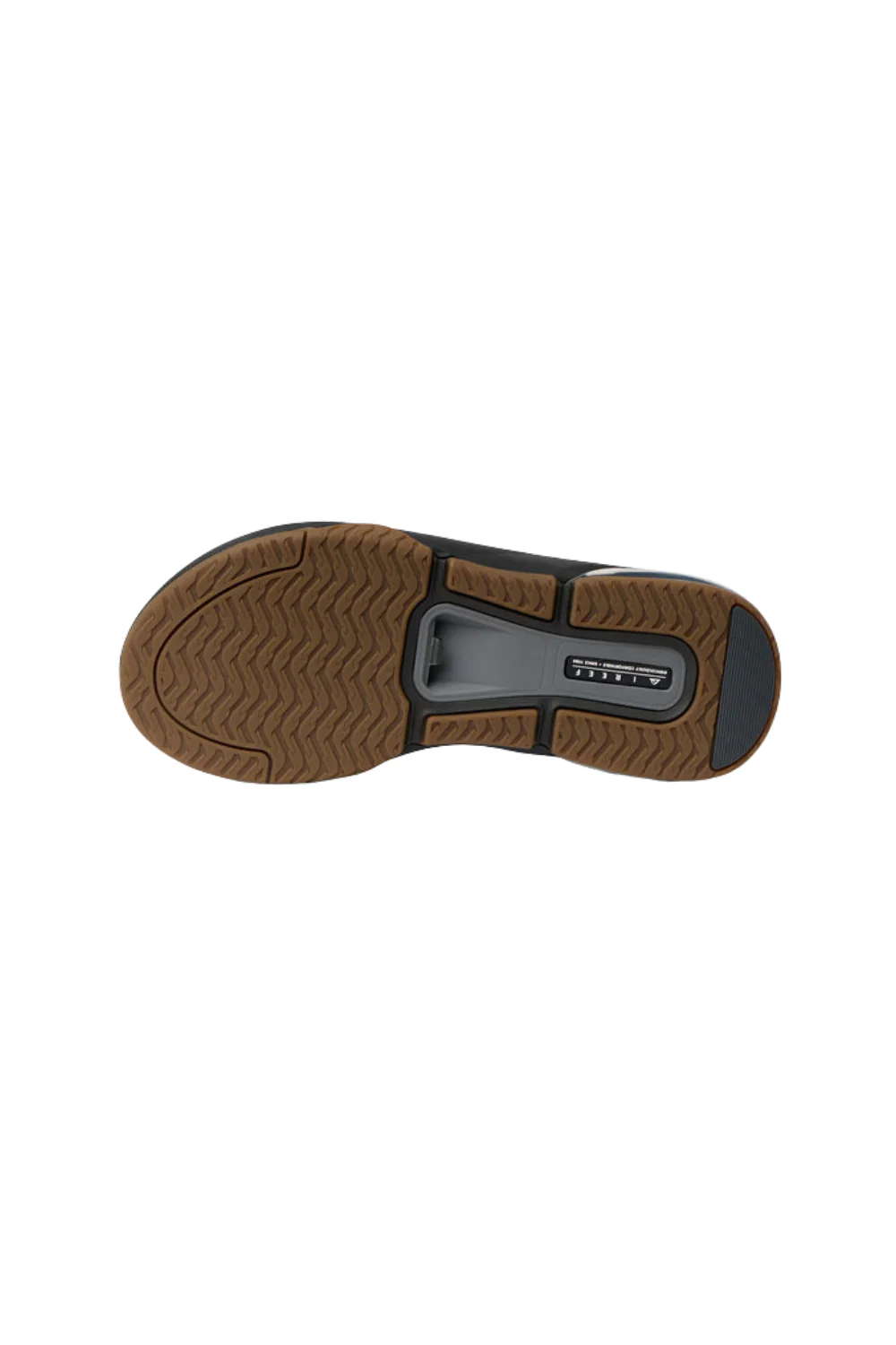 Reef Fanning + Mens Flip Flops Black/Gum - Image 5