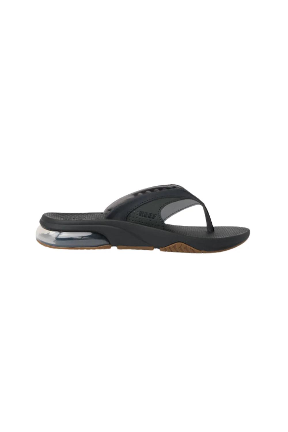 Reef Fanning + Mens Flip Flops Black/Gum - Image 7