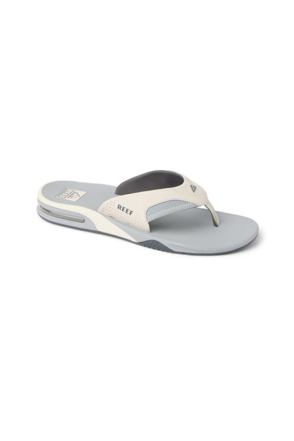 Reef Fanning Mens Flip Flops Light Grey