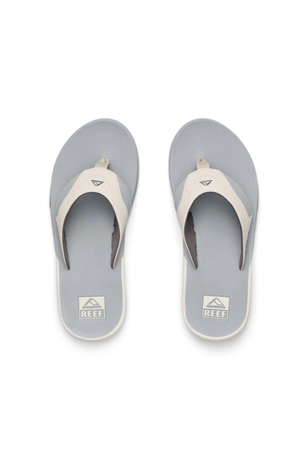 Reef Fanning Mens Flip Flops Light Grey - Image 3