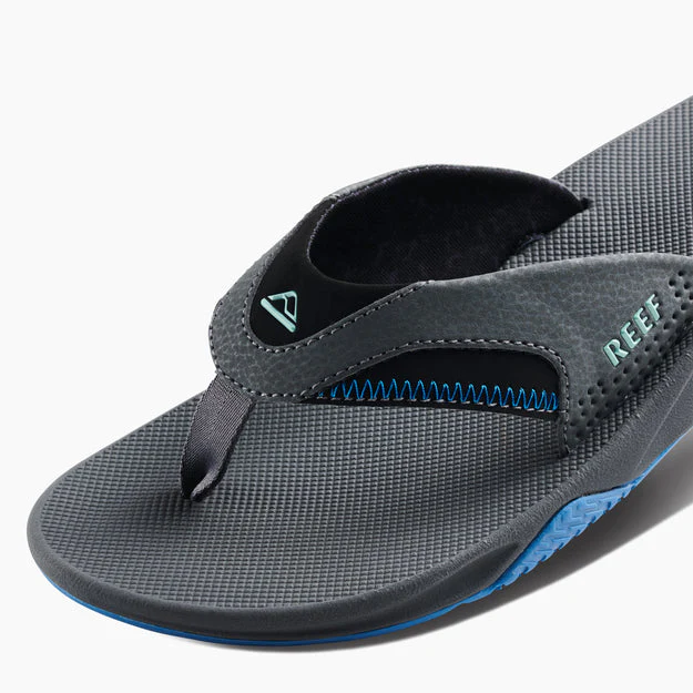 Reef Fanning Sandal Gunmetal/Ocean - Image 3