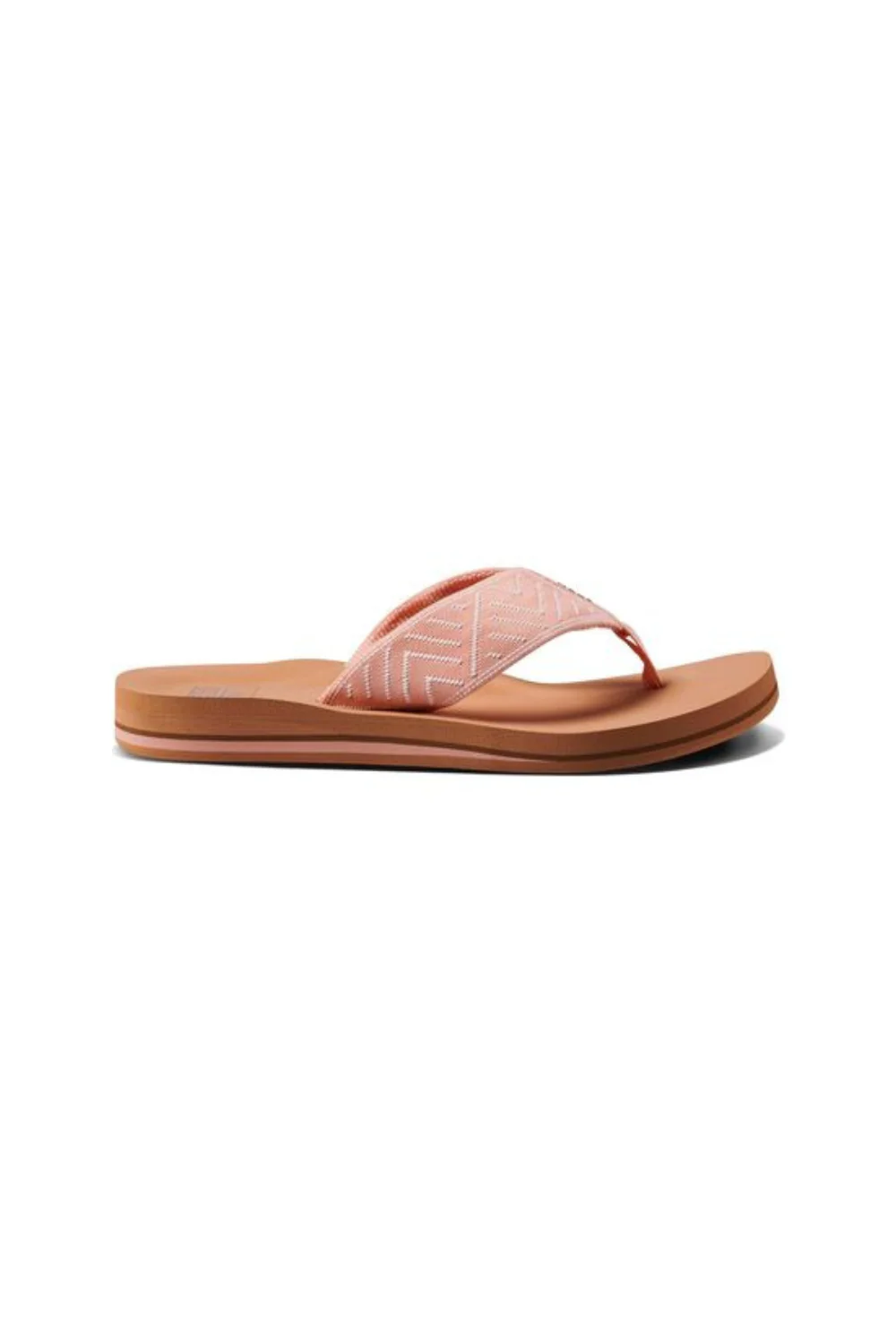 Reef Spring Womens Woven Flip Flop Peach Parfait - Image 2
