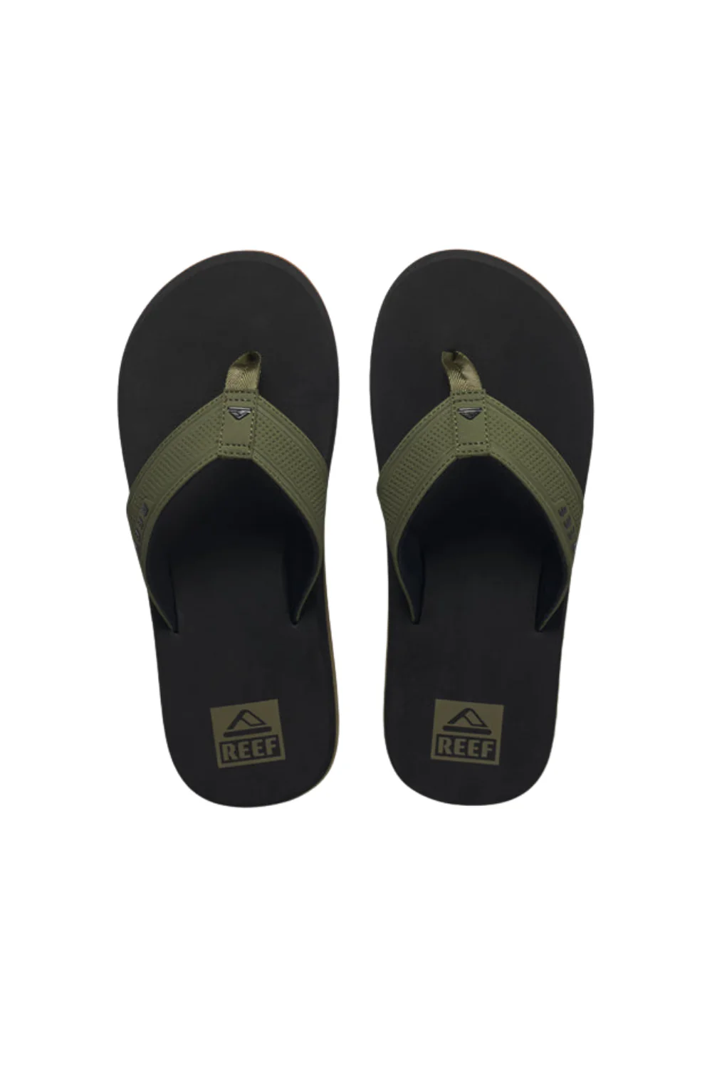 Reef The Layback Mens Flip Flops Black/Olive - Image 3