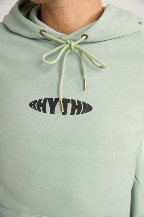 Rhythm Contrast Stitch Hood Mint - Image 3