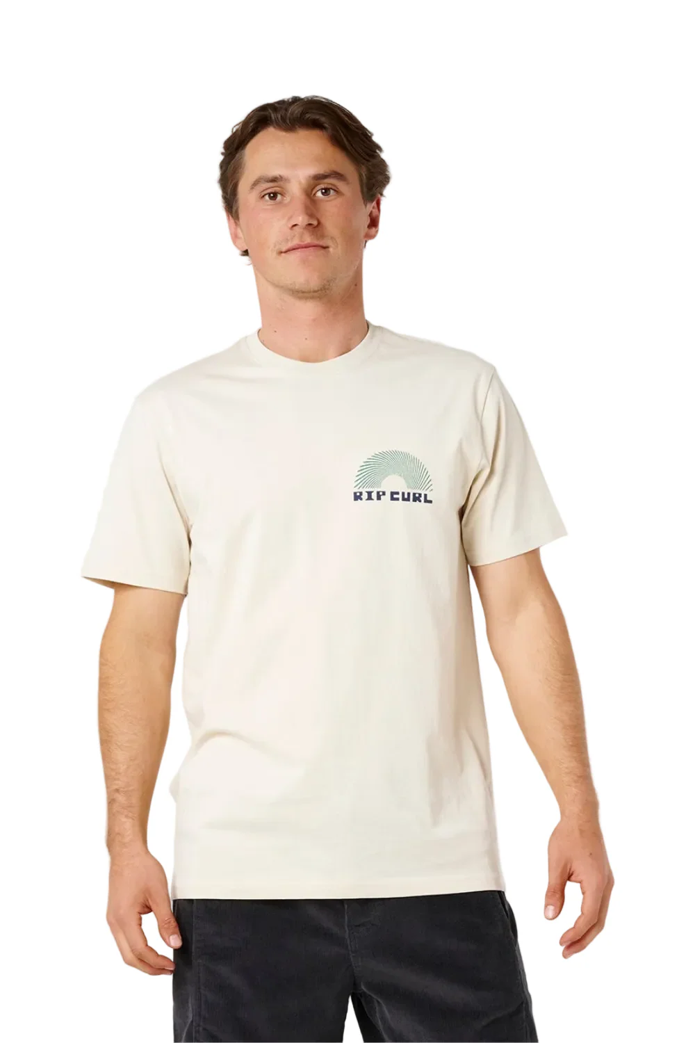 Rip Curl Artist Of The Search Rising Mens T-Shirt Vintage White - Image 2