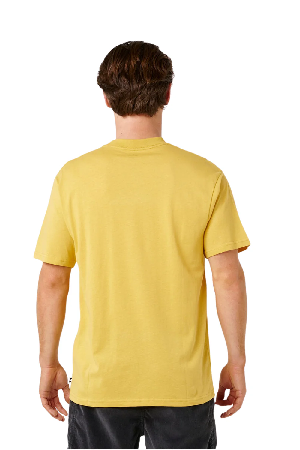 Rip Curl Artist Of The Search Thumb Print Mens T-Shirt Ochre - Image 2