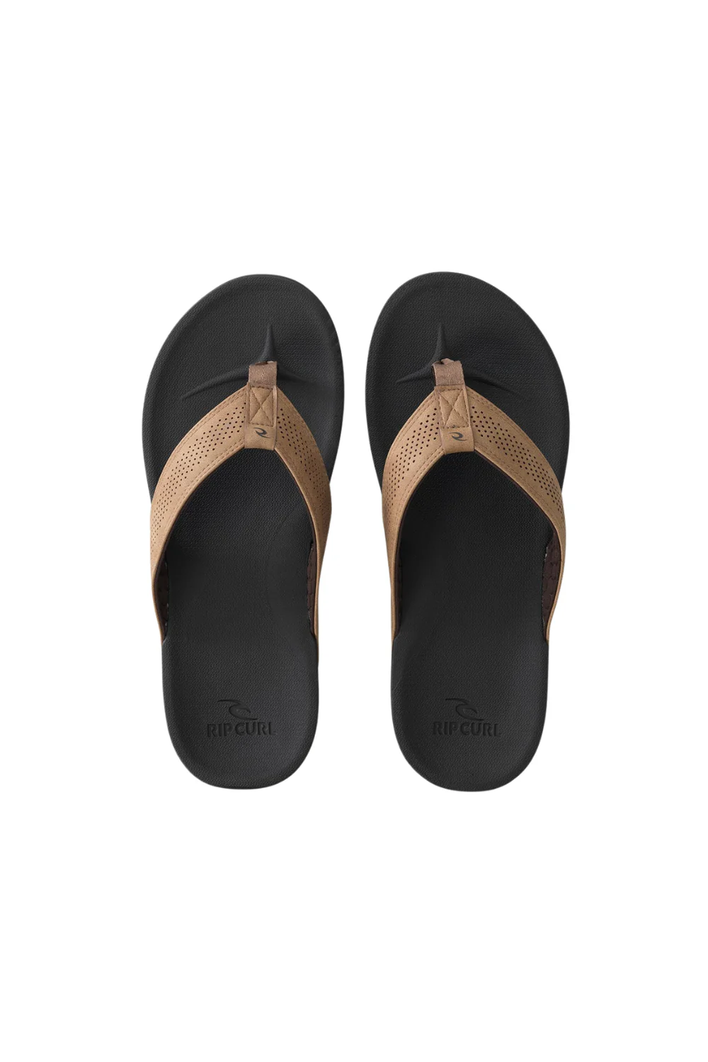 Rip Curl Chiba Open Toe Mens Flip Flop Brown/Black - Image 4