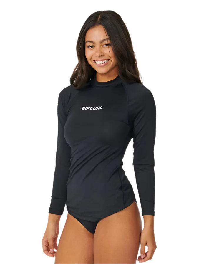 Rip Curl Classic Surf Ls Upf Rashguard Black - Image 2