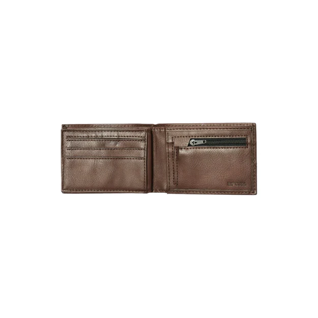Rip Curl Corpawatu Icon Pu Slim Wallet Black/Tan - Image 3