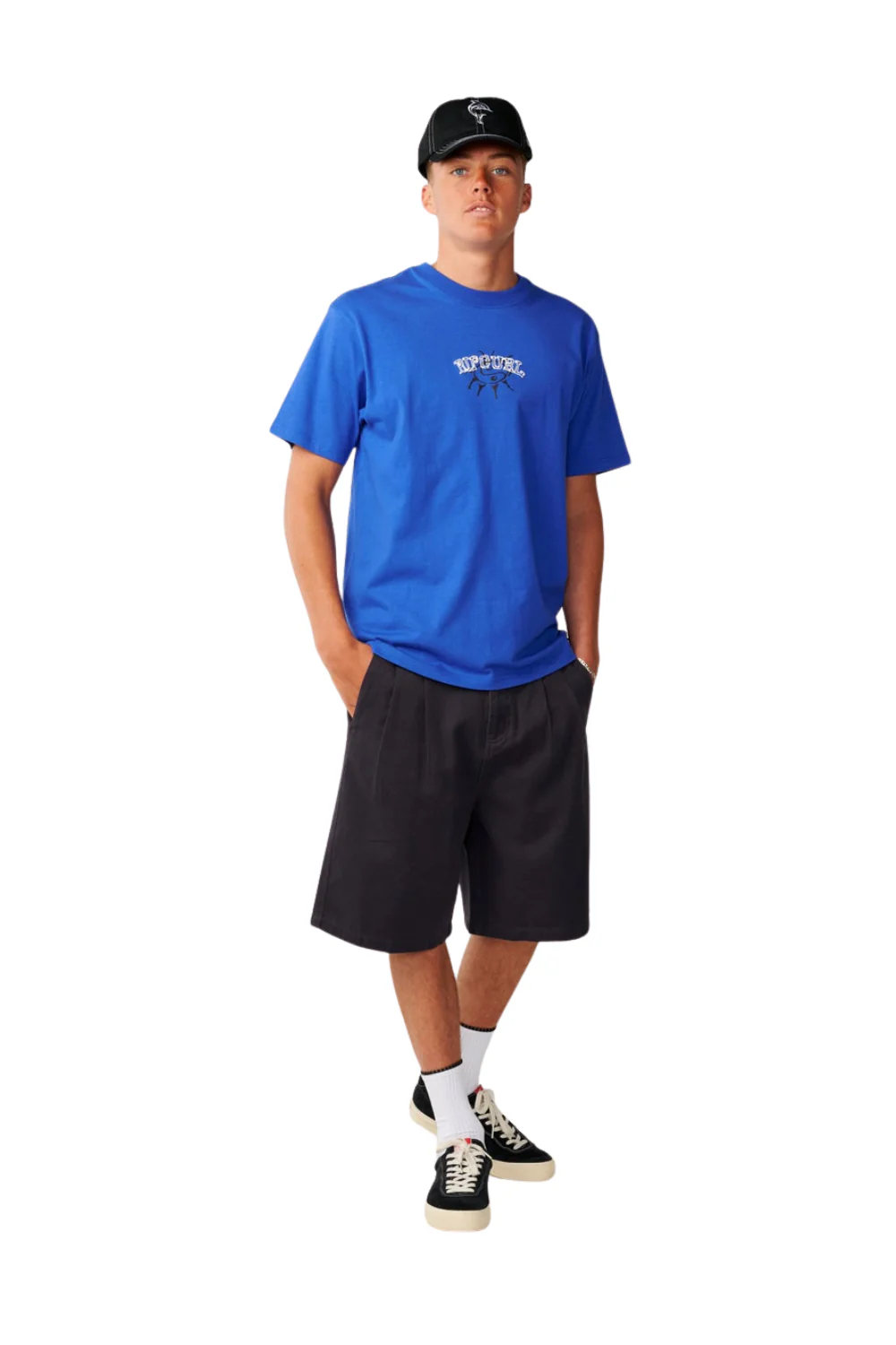 Rip Curl Disorder Balance Mens T-Shirt Deep Riverside - Image 4