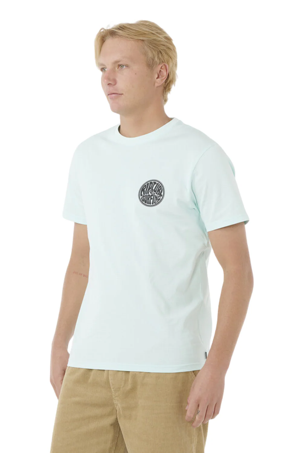 Rip Curl Drifter T-Shirt Light Aqua - Image 4