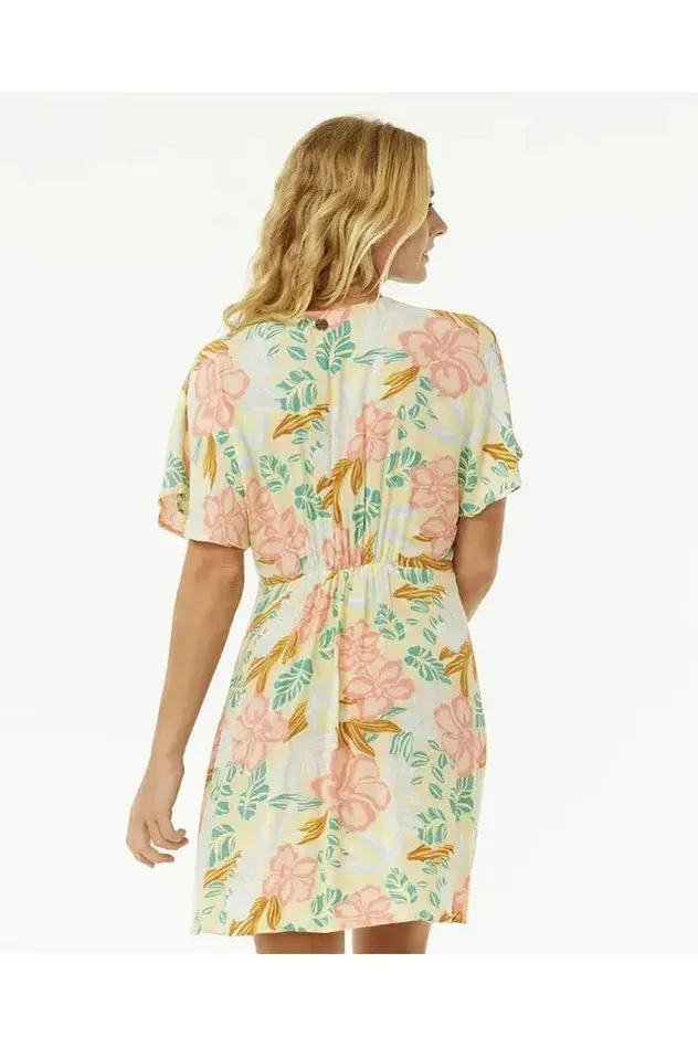 Rip Curl Follow The Sun Mini Dress Light Orange - Image 4
