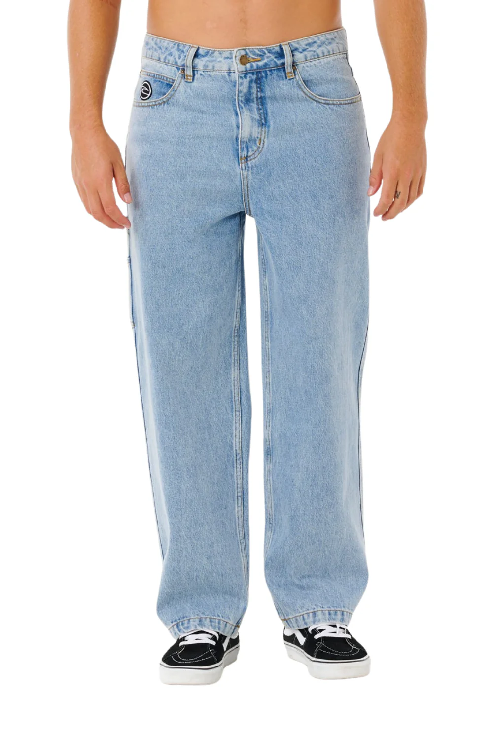 Rip Curl Nu Dose Mens Jeans Washed Blue