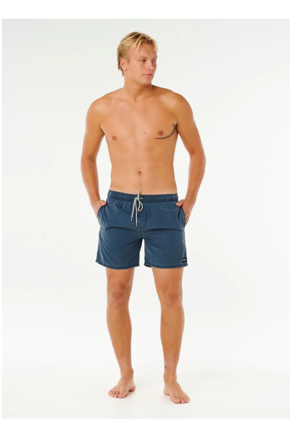 Rip Curl Offset Mens Washed Volley Shorts Navy - Image 5