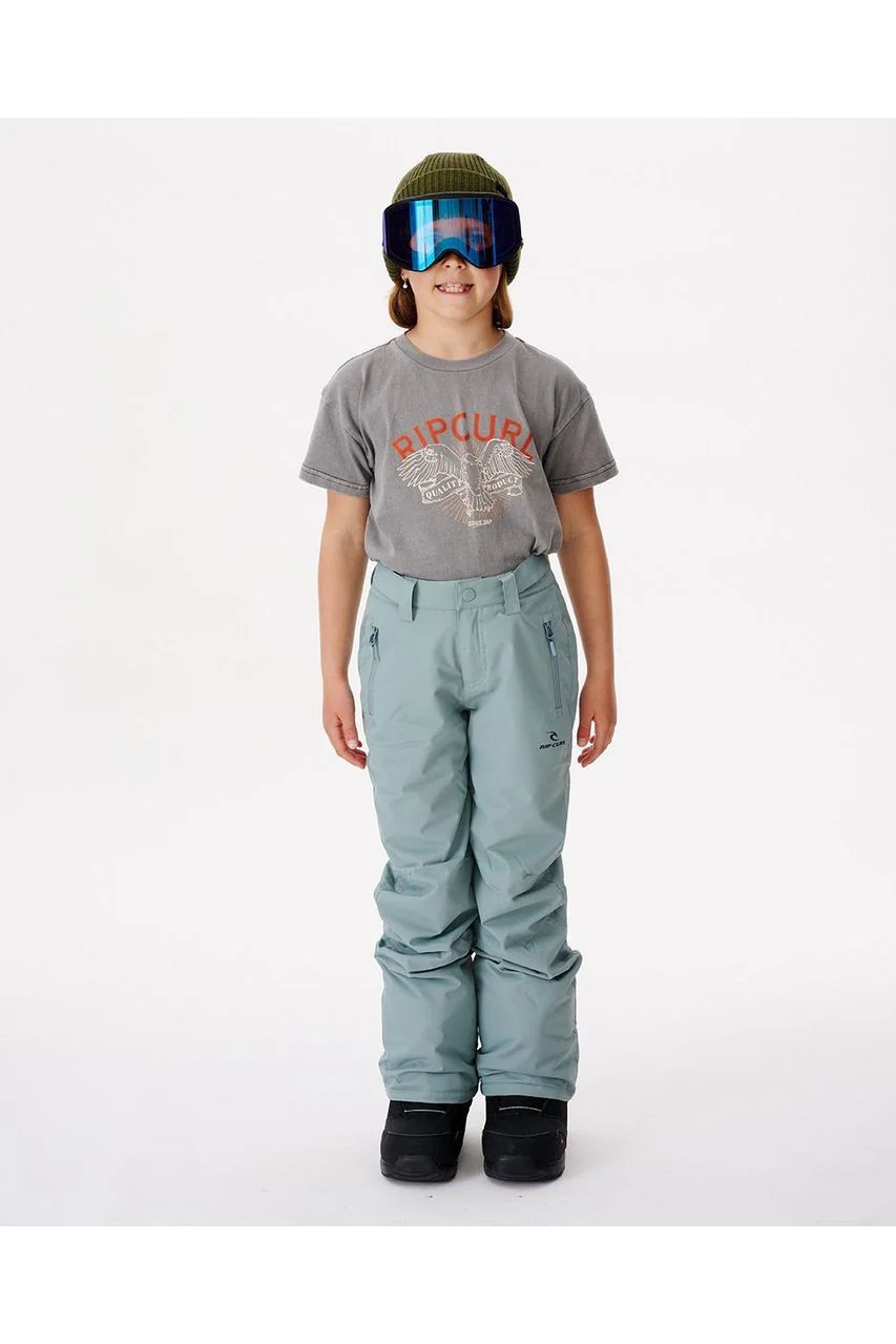 Rip Curl Olly Junior Ski and Snowboard Pants Mineral Blue - Image 3