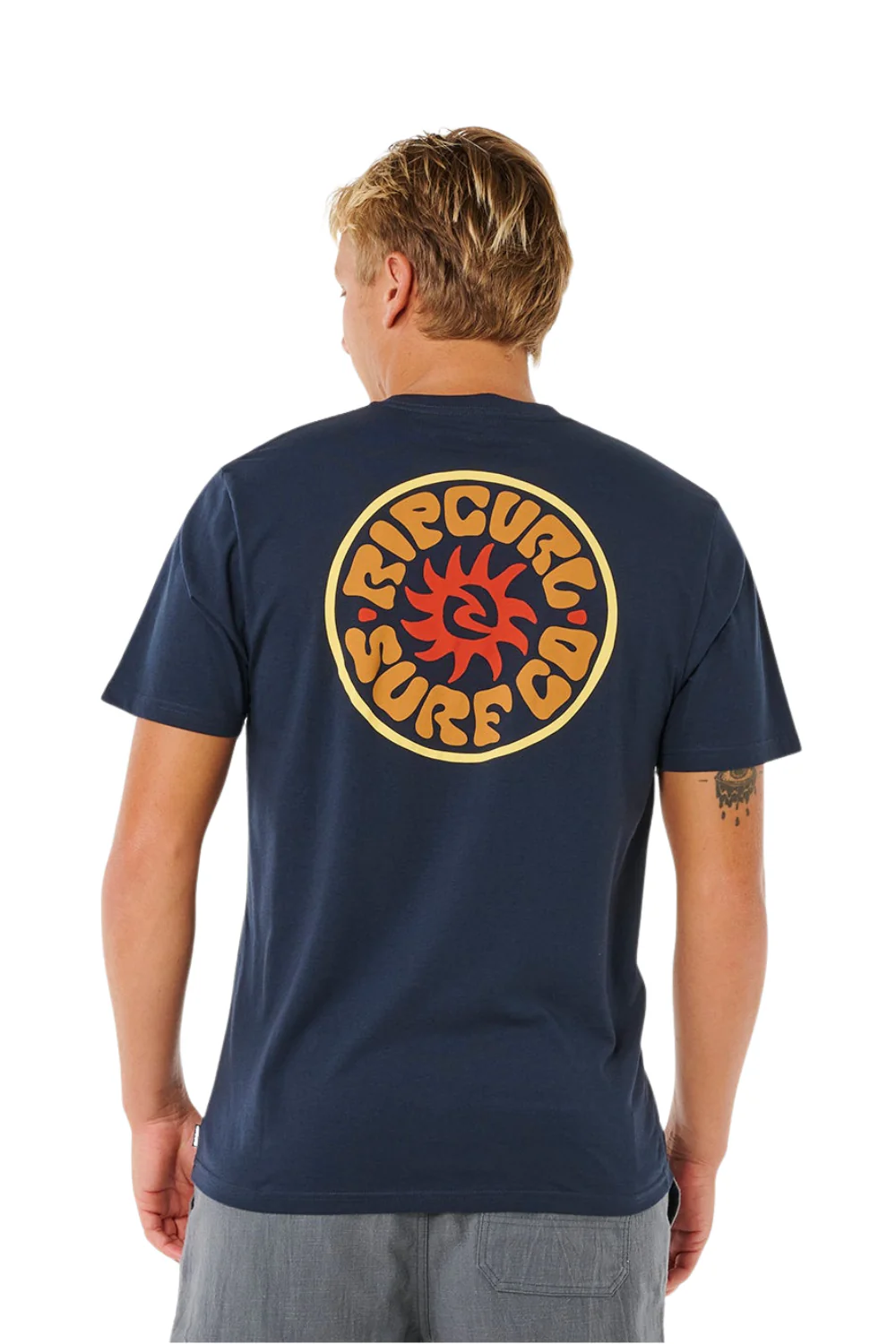 Rip Curl Pacific Rinse Circle Mens T-Shirt Dark Navy