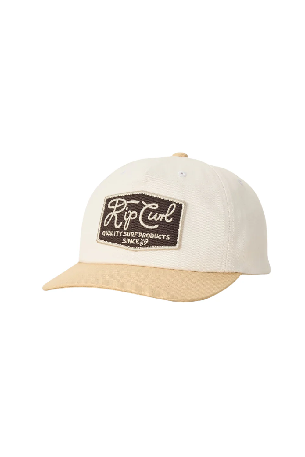 Rip Curl Pacific Rinse Mens Snapback Cap Bone/Khaki