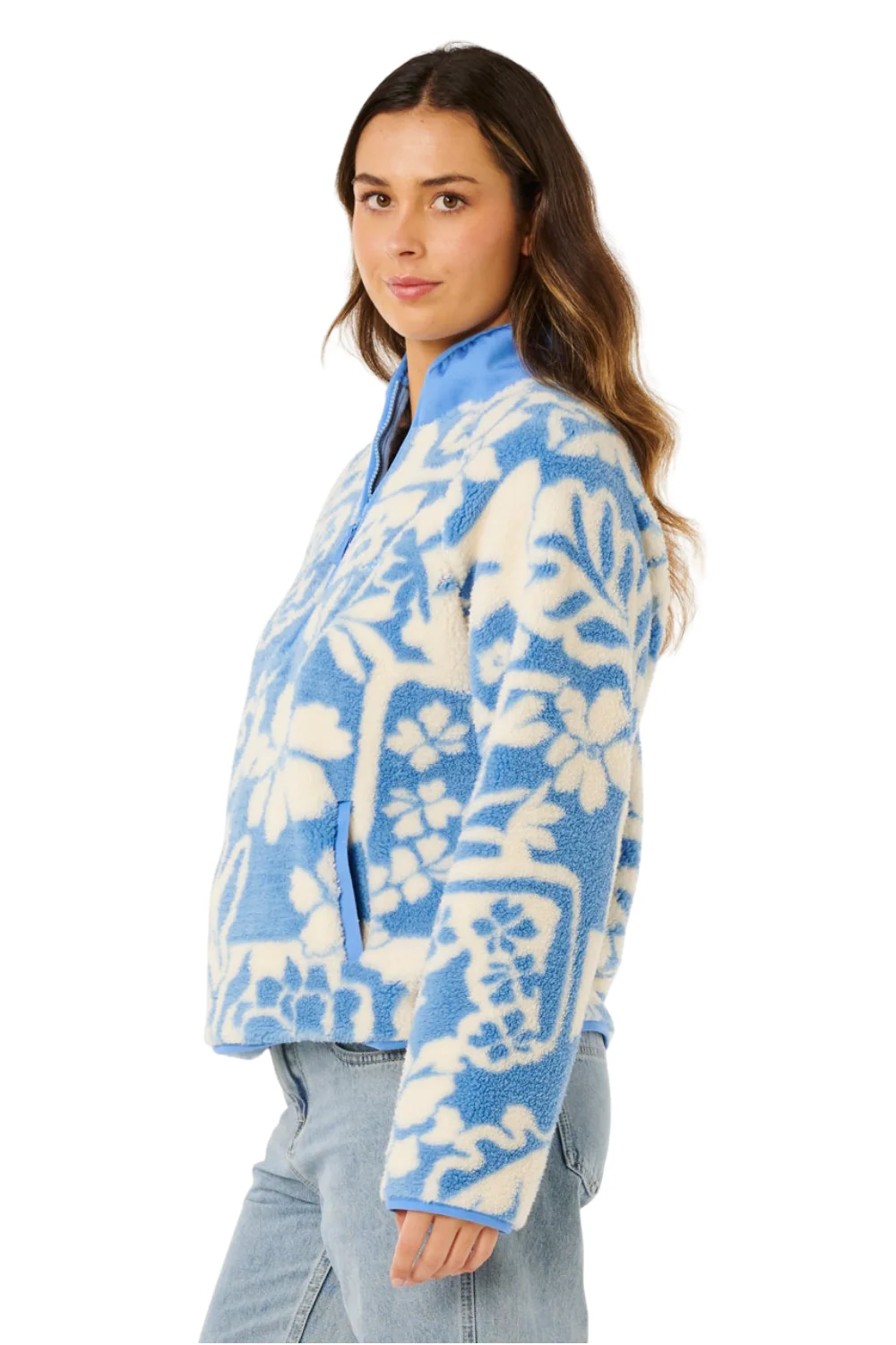 Rip Curl Party Pack Womens Polar Fleece Blue - Image 3