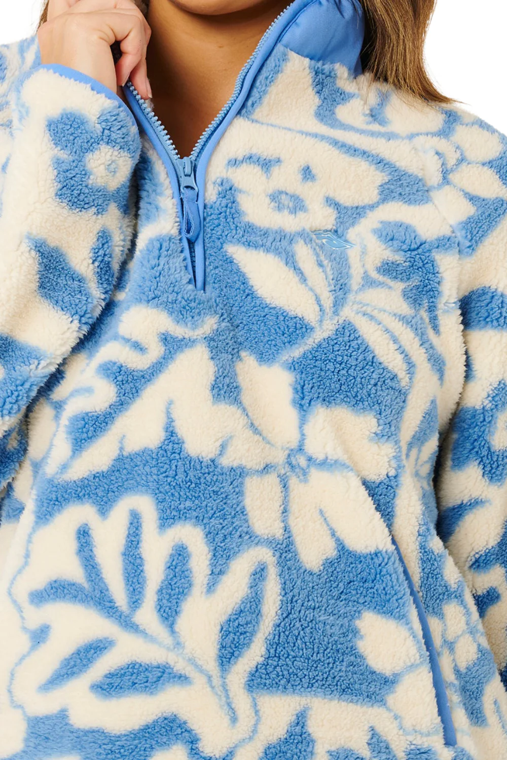 Rip Curl Party Pack Womens Polar Fleece Blue - Image 4