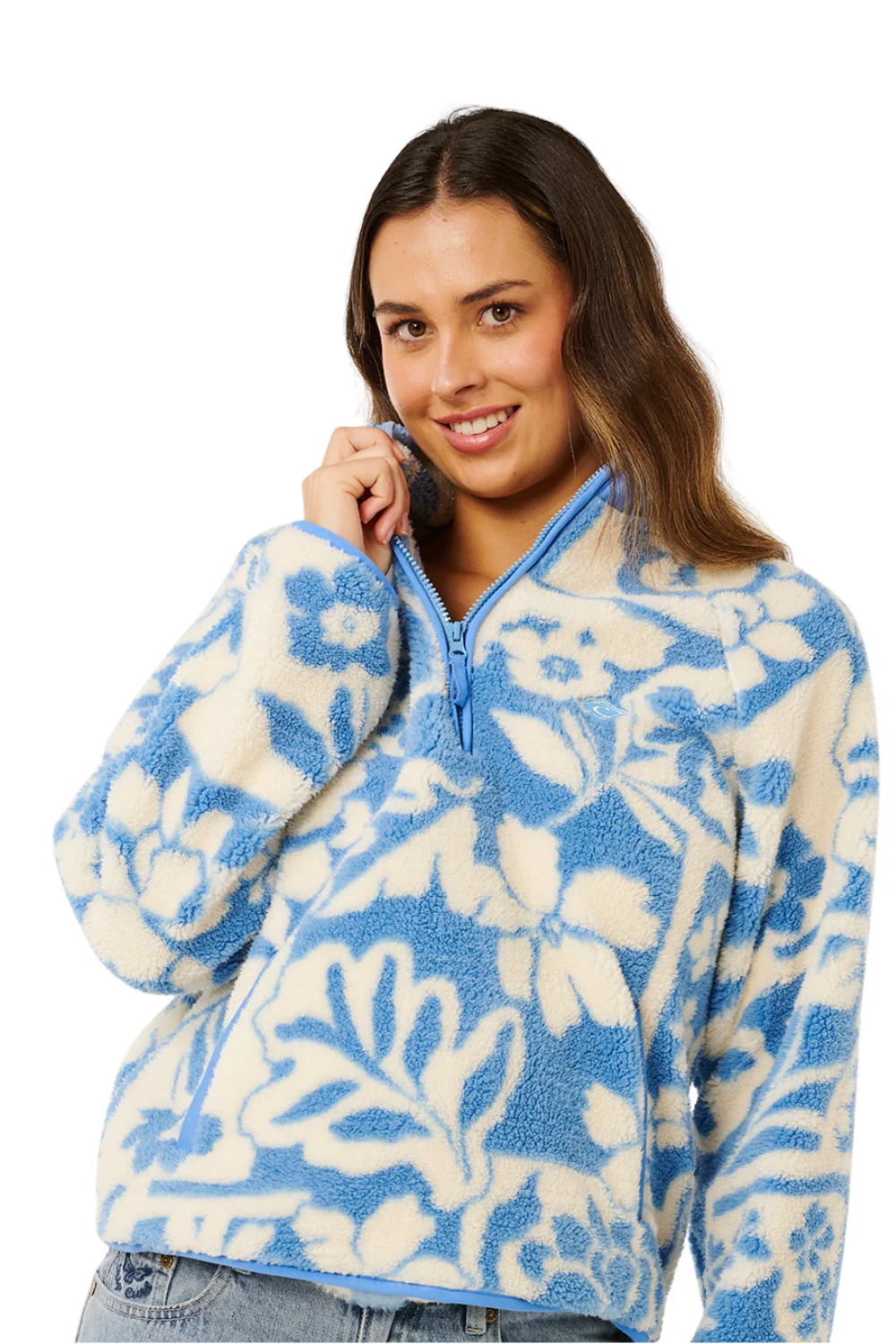 Rip Curl Party Pack Womens Polar Fleece Blue - Image 5