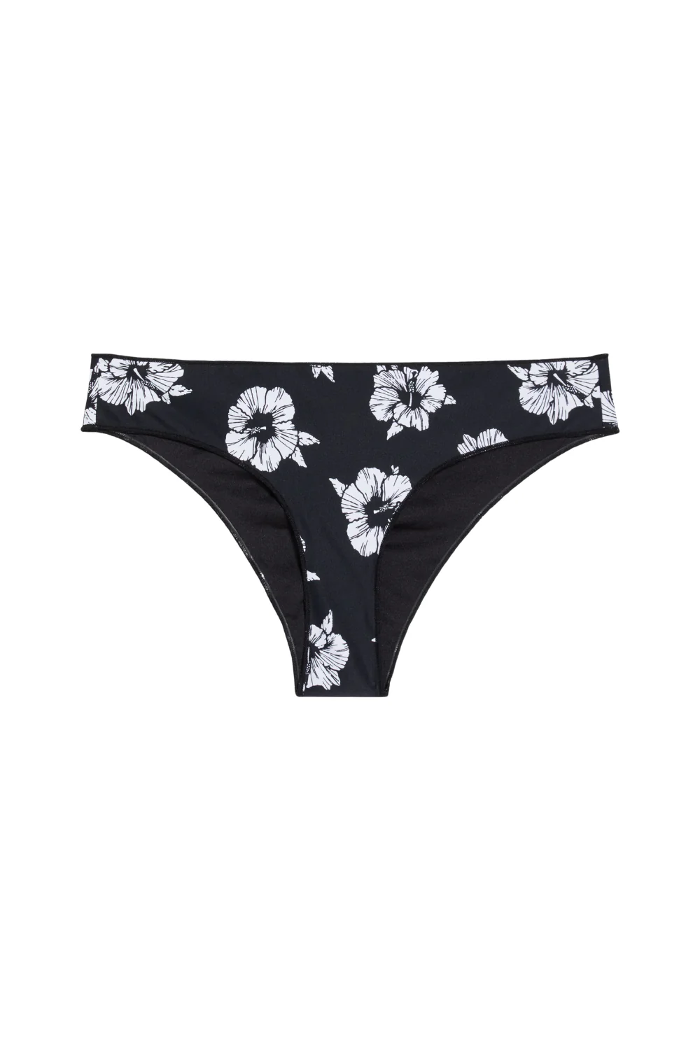 Rip Curl Party Wave Cheeky Hipster Bikini Bottoms Black/White