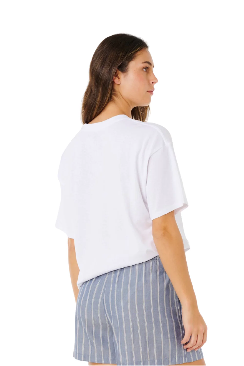 Rip Curl Poolside Heritage Womens T-Shirt Optical White - Image 2