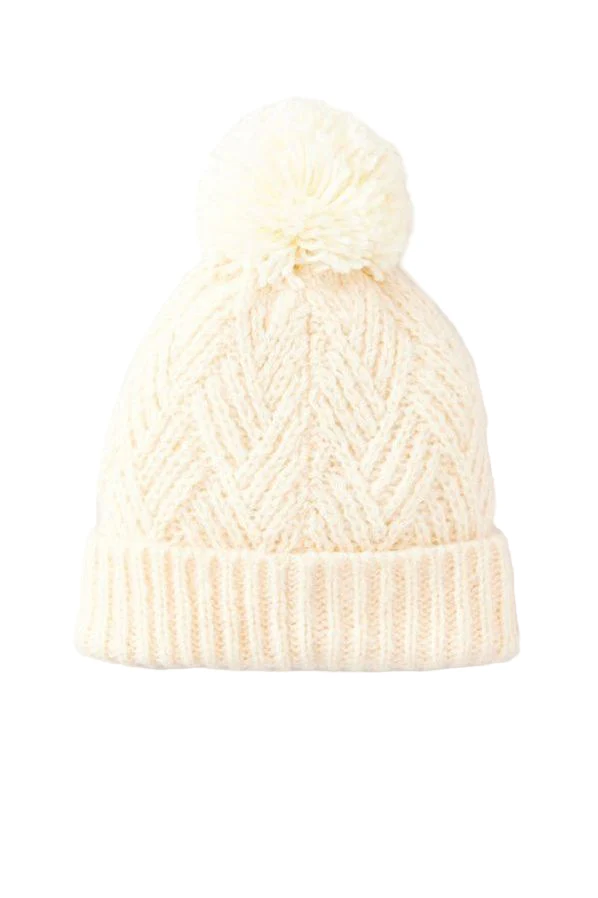 Rip Curl Premium Reg Pom Pom Beanie Beige - Image 2