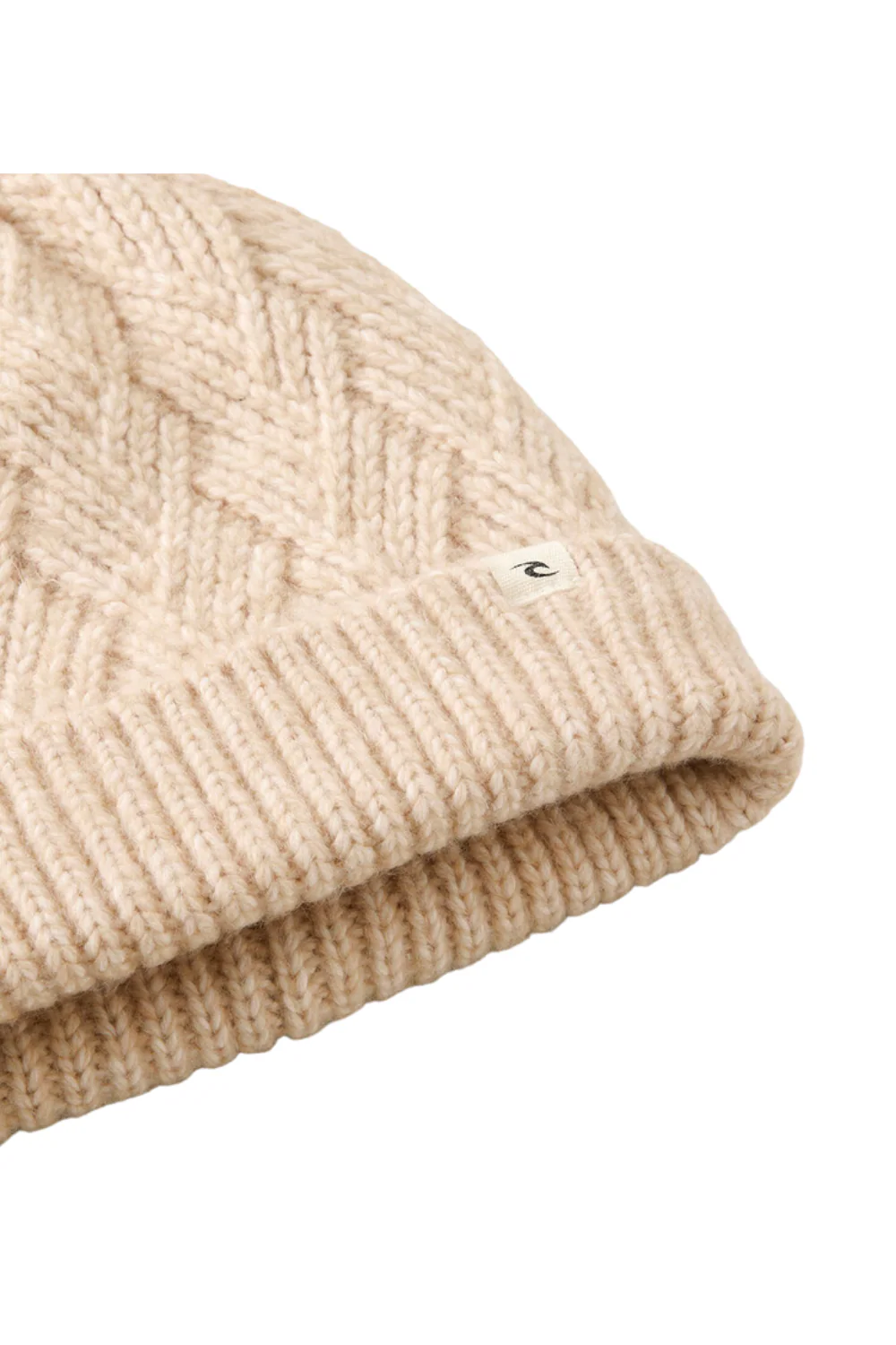 Rip Curl Premium Reg Pom Pom Beanie Oatmeal Marle - Image 3