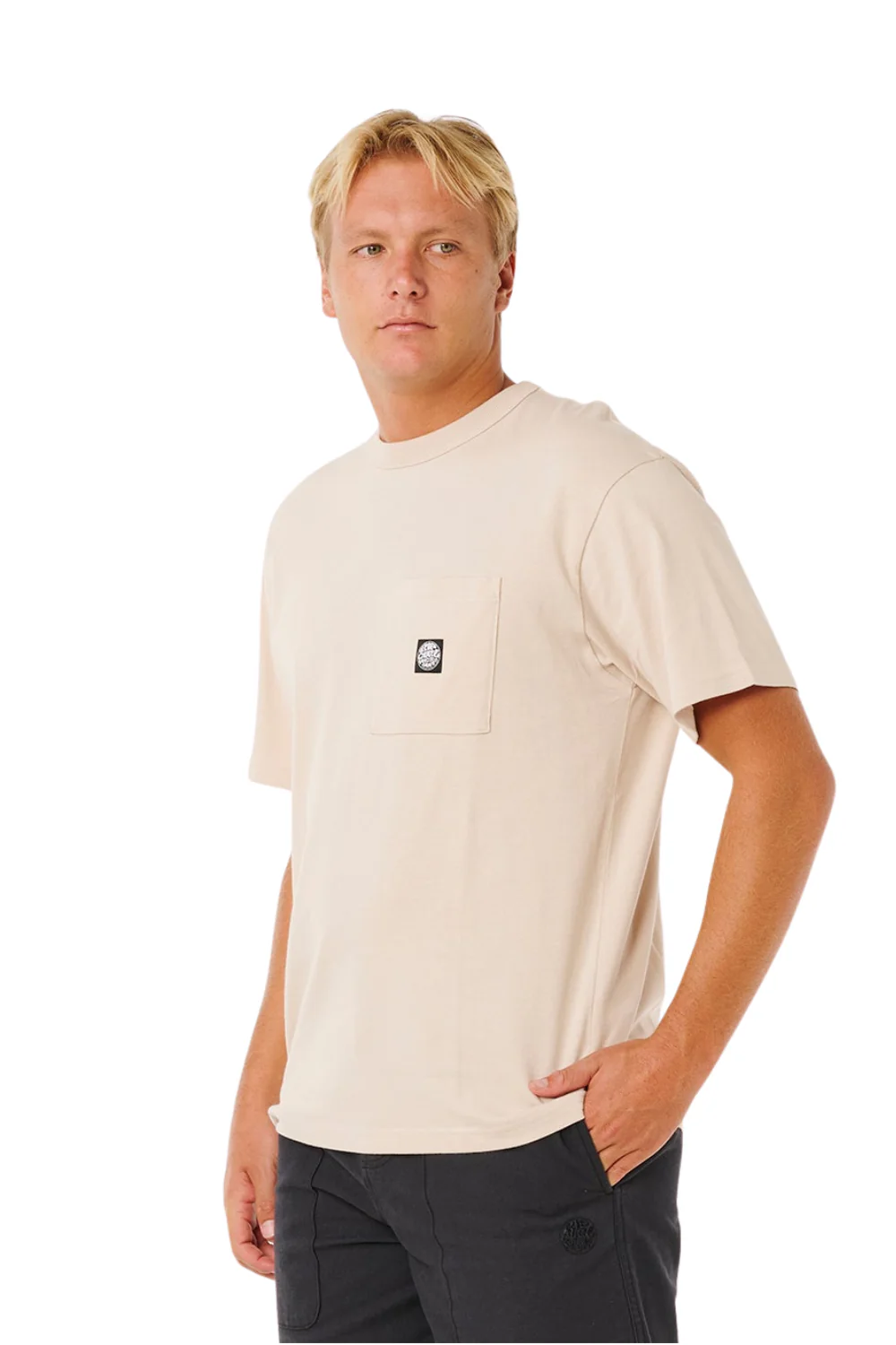 Rip Curl Premium Surf Wettie Mens T-Shirt Vintage White - Image 3