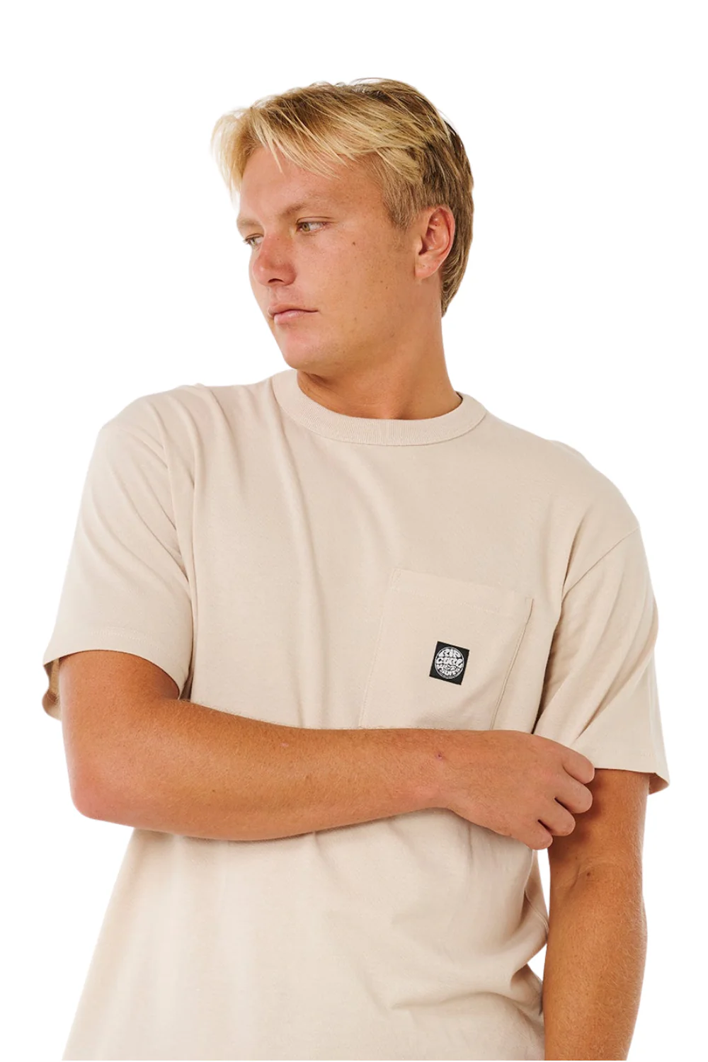 Rip Curl Premium Surf Wettie Mens T-Shirt Vintage White - Image 4