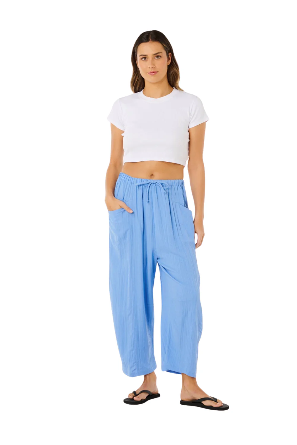 Rip Curl Premium Womens Holiday Barrel Pants Cornflower Blue - Image 4