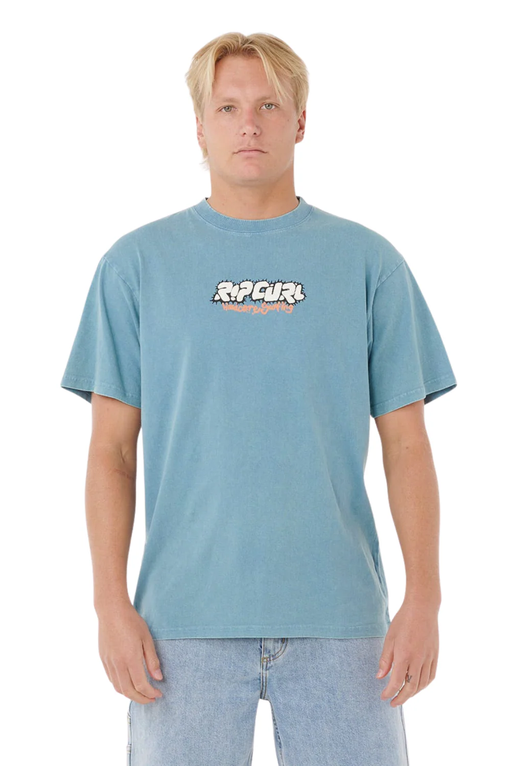 Rip Curl Raw Energy Bubble T-Shirt Storm Blue