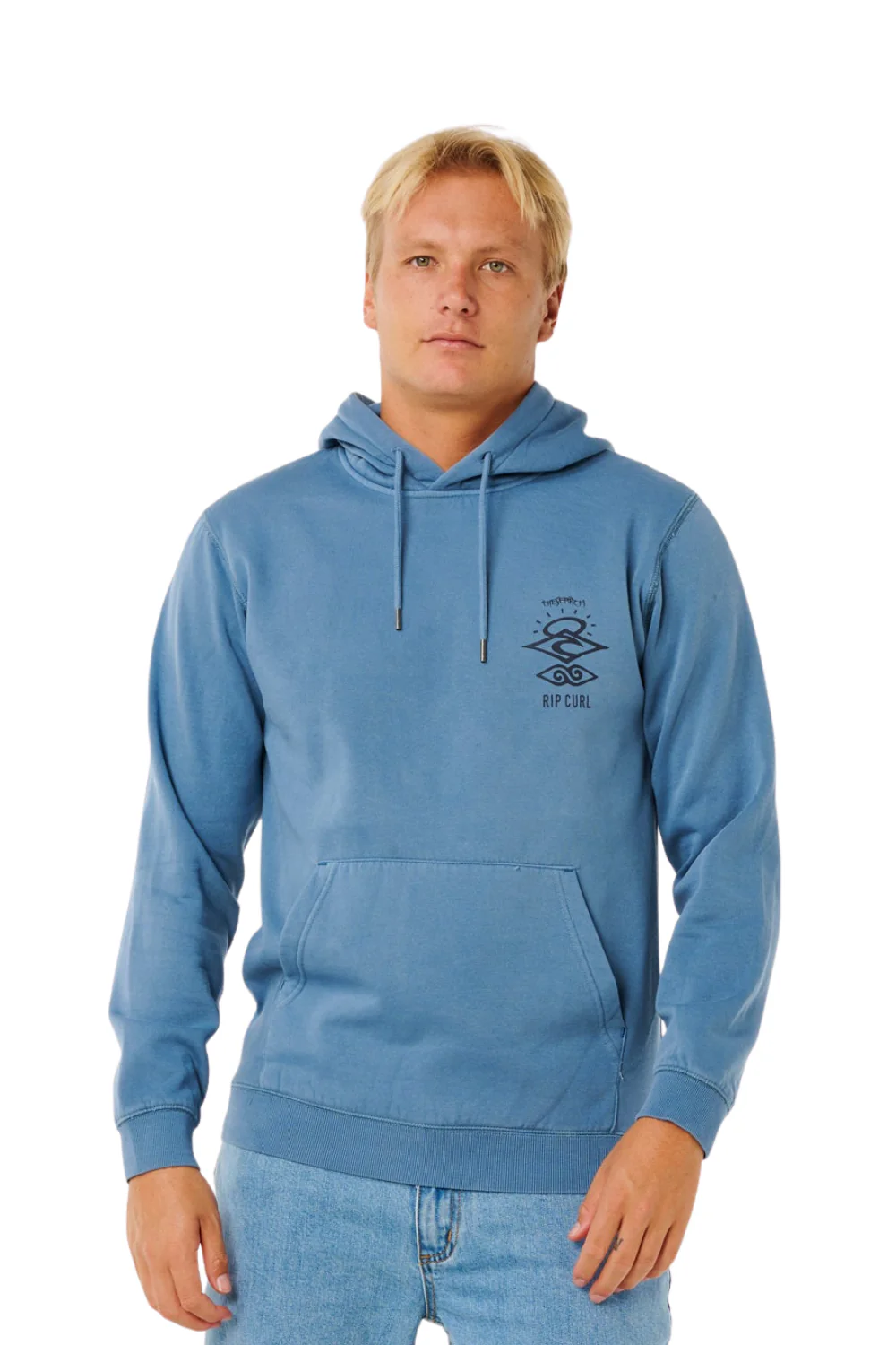 Rip Curl Search Icon Mens Hoodie Bluefin