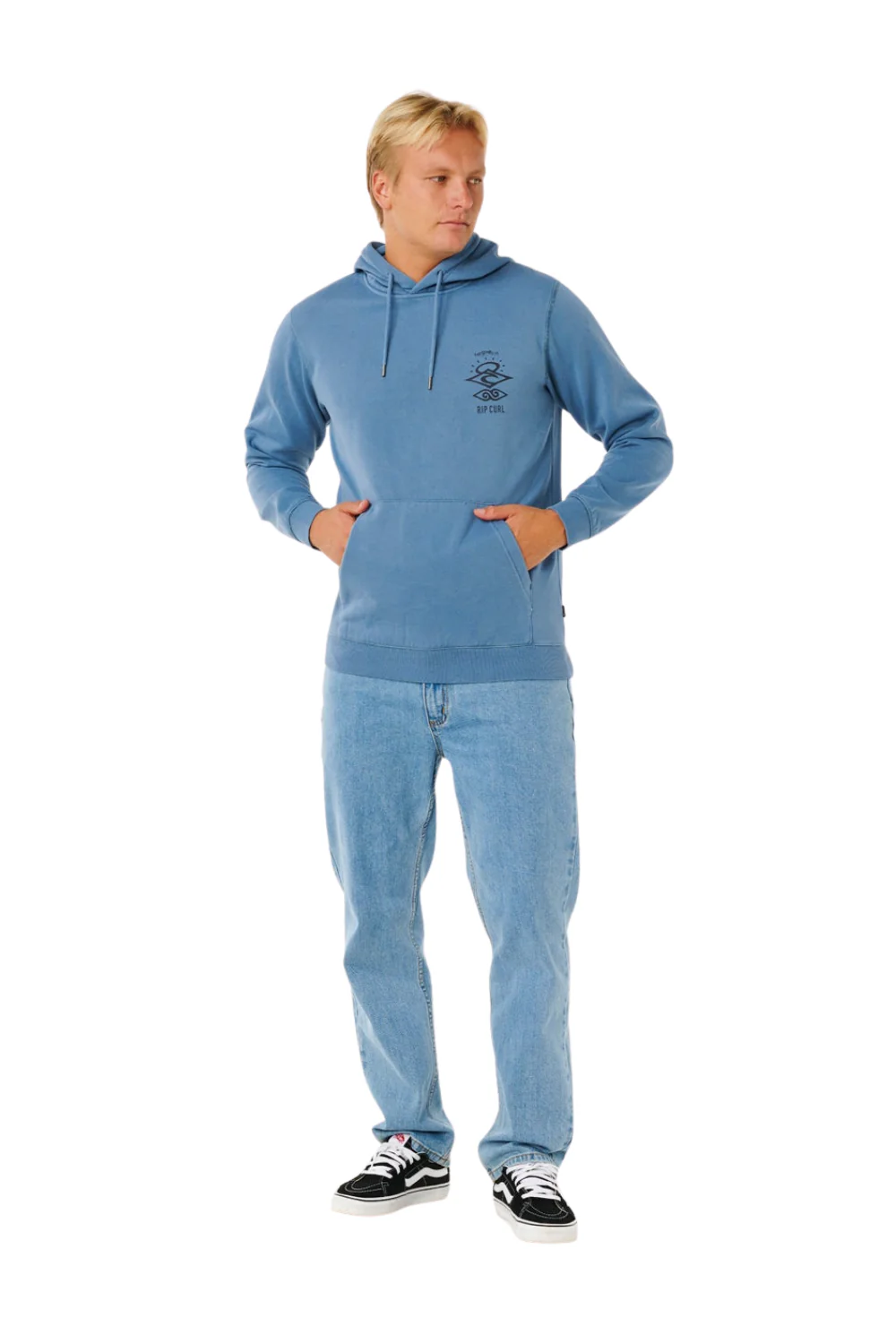 Rip Curl Search Icon Mens Hoodie Bluefin - Image 6